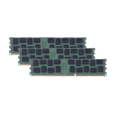 Kingston KVR1333D3D8R9SK3/12G | 12GB Kit (3x4GB) DDR3-1333MHz PC3-10600 ECC Registered RDIMM CL9 2Rx8 1.5V 240-Pin Memory