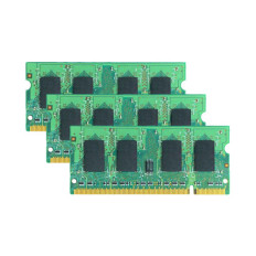 HP FV909AV | 3GB Kit (3x1GB) DDR2-800MHz PC2-6400 Non-ECC Unbuffered SODIMM CL6 2Rx8 1.8V 200-Pin Memory