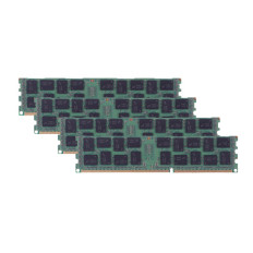 Kingston KVR1600D3S4R11SK4/16G | 16GB Kit (4x4GB) DDR3-1600MHz PC3-12800 ECC Registered RDIMM CL11 1Rx4 1.5V 240-Pin Memory