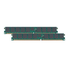 Kingston KTM5121/2G | 2GB Kit (2x1GB) DDR-400MHz PC3200 ECC Registered VLP RDIMM CL3 1Rx4 2.5V 184-Pin Memory