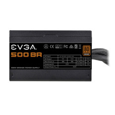 EVGA 100-BR-0500-K1 | 500-Watts 100-240V AC 8-4A 50-60Hz 80-Plus Bronze 24-Pin ATX Power Supply