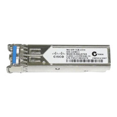 Cisco MA-SFP-1GB-LX10 | 1Gb/s 1000Base-LX Single-Mode Fibre 1310nm 10km Duplex LC Connector SFP (mini-GBIC) Transceiver Module