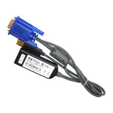 HP 520-914-501 | 1-Port VGA HD-15 Male to 1-Port RJ-45 + 1-Port USB Type-A 2.0 Virtual Media CAC Interface Adapter