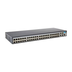 HP JG540AS | OfficeConnect 1910 Series 1910-48 48 x RJ-45 10/100Base-TX and 2 x Combo SFP (mini-GBIC) Ports Layer 3 Managed Fast Ethernet Network Switch