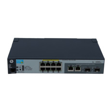 HP J9565A#ABG | Aruba 2615 Series 2615-8-PoE 8 x RJ-45 Ports PoE 10/100Base-TX + 2 x Dual-personality Ports Layer 3 Managed Rack-mountable Fast Ethernet Network Switch