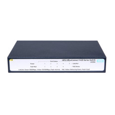 HP JH328A#AKJ | OfficeConnect 1420 Series 1420-5G-PoE+ (32W) 5 x 10/100/1000Base-T RJ-45 PoE+ Ports Layer 2 Unmanaged Gigabit Ethernet Network Switch