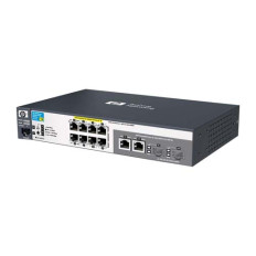 HP J9137AR#ABA | ProCurve 2520 Series 2520-8-PoE 8 x 10/100Base-TX RJ-45 PoE and 2 x 10/100/1000Base-T RJ45/SFP (mini-GBIC) Ports Layer 2 Managed Fast Ethernet Network Switch