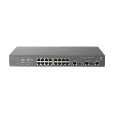 HP JG222AR#AKL | 3100 Series 3100-16 v2 16 x RJ-45 Ports 10/100Base-TX + 2 x Dual Personality RJ-45/SFP Ports Layer 3 Managed Rack-mountable Fast Ethernet Network Switch