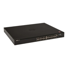 Dell 0P06N | EMC PowerSwitch N2000 Series N2024P 24 x 10/100/1000Base-T RJ-45 PoE+ and 2 x 10GbE SFP+ and 2 x Stacking Ports Layer 3 Managed Gigabit Ethernet Network Switch