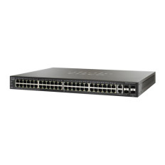 Cisco SRW248G4-K9-AR | Small Business 300 Series SF300-48 48 x Ports 10/100Base-TX + 2 x GE RJ-45 Ports + 2 x Combo SFP mini-GBIC Ports Layer 3 Managed 1U Rack-Mountable Gigabit Ethernet Netwok Switch