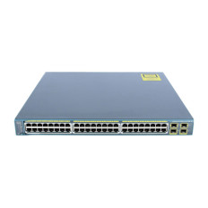 Cisco WS-C2975GS48PSL-RF | Catalyst 2900 Series 2975 48 x Ports PoE 1000Base-T + 4 x Ports SFP Layer 3 Managed 1U Rack-mountable Gigabit Ethernet Switch