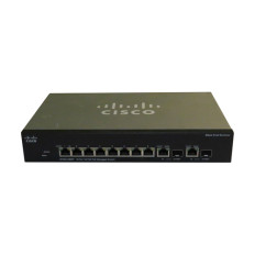 Cisco SRW208MP-K9-AR | Small Business 300 Series SF302-08MP 8 x Ports PoE 10/100Base-TX + 2 x Combo SFP mini-GBIC Ports Layer 3 Managed 1U Rack-Mountable Gigabit Ethernet Netwok Switch