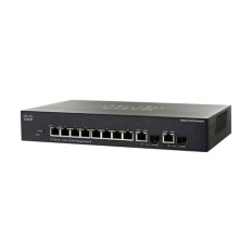 Cisco SRW208G-K9-G5 | Small Business 300 Series SF302-08 8 x Ports 10/100Base-TX + 2 x Combo SFP mini-GBIC Layer 3 Managed 1U Rack-Mountable Gigabit Ethernet Netwok Switch