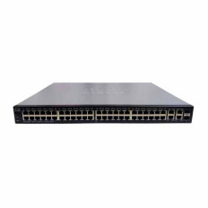 Cisco SRW248G4P-K9-AU | Small Business 300 Series SF300-48P 48 x Ports PoE 10/100Base-TX + 2 x GE RJ-45 Ports + 2 x Combo SFP mini-GBIC Ports Layer 3 Managed 1U Rack-Mountable Gigabit Ethernet Netwok Switch