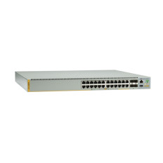Allied Telesis AT-X510-28GPX-40 | x510 Series 24 x Ports 1000Base-T PoE+ + 4 x Ports SFP+ Rack-mountable Layer 3 Managed Stackable Gigabit Ethernet Network Switch