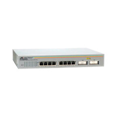 Allied Telesis AT-GS908GB-40 | GS900 Series 8 x Ports 1000Base-T + 2 x Expansion Bays (GBIC) Rack-mountable Layer 2 Unmanaged Gigabit Ethernet Network Switch