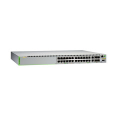 Allied Telesis AT-GS924MPX-20 | CentreCOM G900M Series 24 x Ports 1000Base-T PoE+ + 2 x Ports SFP Combo + 2 x Ports SFP+ Rack-mountable Layer 2 Gigabit Ethernet Stackable Network Switch