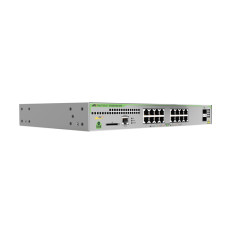 Allied Telesis AT-GS970M/18PS-R-30 | CentreCOM GS970M Series 16 x Ports 1000Base-T PoE + 2 x Ports SFP Rack-mountable Layer 3 Managed Gigabit Ethernet Network Switch