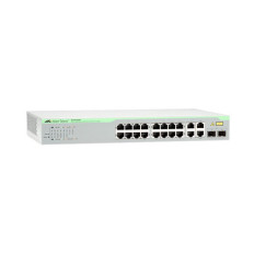 Allied Telesis AT-FS750/20-30 | FS750 Series 16 x Ports 10/100Base-TX + 2 x Ports 1000Base-T + 2 x Ports SFP Combo Rack-mountable Layer 2 Managed Fast Ethernet WebSmart Edge Network Switch