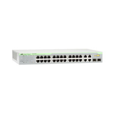 Allied Telesis AT-FS750/28-40 | FS750 Series 24 x Ports 10/100Base-TX + 2 x Ports 1000Base-T + 2 x Ports SFP Combo Rack-mountable Layer 2 Managed Fast Ethernet WebSmart Edge Network Switch