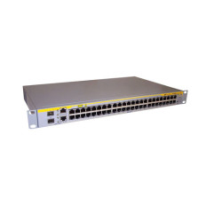 Allied Telesis AT-8550SP-40 | 8500 Series 48 x Ports 10/100Base-TX + 2 x Ports 1000Base-T + 2 x SFP Expansion Bays 1U Rack-mountable Layer 3 Managed Fast Ethernet Network Switch