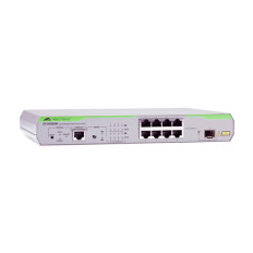 Allied Telesis AT-GS908M-20 | CentreCOM G900M Series 8 x Ports 1000Base-T + 1 x Slot SFP Rack-mountable Layer 2 Managed Gigabit Ethernet Network Switch