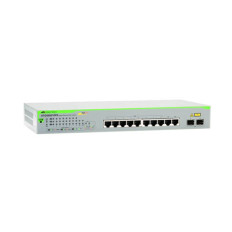 Allied Telesis AT-GS950/10PS-10 | GS950 AT-GS950/10PS 10 x Ports PoE+ 1000Base-T + 2 x Ports Combo SFP Layer 2 Managed Rack-mountable Gigabit Ethernet Network Switch