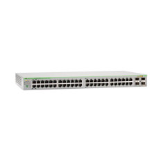 Allied Telesis AT-GS950/48PS-10 | GS950 AT-GS950/48PS 24 x Ports PoE+ 1000Base-T + 24 x Ports GBE + 4 x Ports Combo SFP Layer 2 Managed Rack-mountable Gigabit Ethernet Network Switch