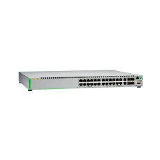 Allied Telesis AT-GS924MPX-10 | CentreCOM GS900MPX AT-GS924MPX 24 x Ports PoE+ 1000Base-T + 2 x Ports Combo SFP + 2 x Ports SFP+ Layer 2 Managed Rack-mountable Stackable Gigabit Ethernet Network Switch