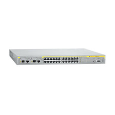 Allied Telesis AT-8624POE-10-V2 | AT-8600 AT-8624PoE-V2 24 x Ports PoE 100Base-T + 2 x RJ-45 uplink Layer 3 Managed Fast Ethernet Network Switch