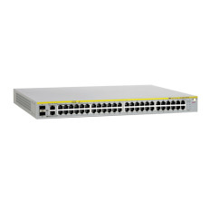Allied Telesis 990-000829-50 | 8000S AT-8000S/48PoE 48 x Ports PoE 100Base-TX + 2 x Ports SFP + 2 x Ports RJ-45 (Standby) Layer 2 Managed Fast Ethernet Network Switch