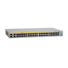 Allied Telesis 990-000828-50 | 8000S AT-8000S/48 48 x Ports 100Base-TX + 2 x Ports SFP + 2 x Ports RJ-45 (Standby) Layer 2 Managed Fast Ethernet Network Switch