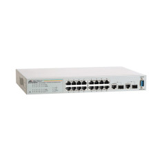 Allied Telesis 990-001056-50 | AT-FS750/16 16 x Ports 100Base-TX + 2 x Ports Combo SFP Layer 2 Managed Fast Ethernet Network Switch