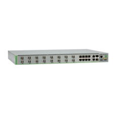 Allied Telesis AT-8100S/16F8-LC | 8100 8 x Ports 100Base-TX + 2 x Ports Combo SFP Layer 4 Managed Fast Ethernet Network Switch