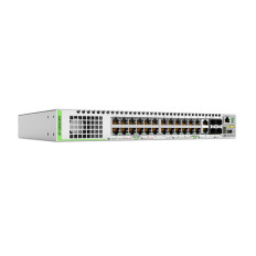Allied Telesis 990-004968-50 | CentreCOM GS900MPX AT-GS924MX 24 x Ports 1000Base-T + 2 x Ports Combo SFP + 2 x Ports SFP+ Layer 2 Managed Rack-Mountable Stackable Gigabit Ethernet Network Switch