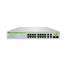 Allied Telesis AT-FS750/20 | FS750 16 x Ports 100Base-TX + 2 x Ports RJ-45 + 2 x Ports Combo SFP Layer 2 Managed Fast Ethernet Network Switch