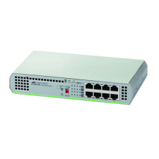 Allied Telesis 990-004857-50 | GS910 AT-GS910/8 8 x Ports 1000Base-T Layer 2 Unmanaged Rack-Mountable Gigabit Ethernet Network Switch