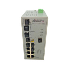 Allied Telesis 990-003450-80 | AT-IFS802SP/PoE 8 x Ports 100Base-TX + 2 x Ports Combo SFP Layer 2 Managed Fast Ethernet Network Switch