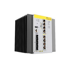 Allied Telesis 990-004755-80 | IE300 AT-IE300-12GP-80 8 x Ports PoE 1000Base-T + 4 x Ports SFP Layer 3 Managed Gigabit Ethernet Network Switch