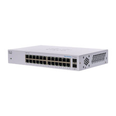 Cisco CBS110-24T | Business 110 Series CBS110-24T 24 x Ports 10/100/1000Base-T + 2 x SFP Ports Layer 2 Unmanaged Rack-mountable Gigabit Ethernet Network Switch