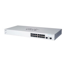 Cisco CBS220-16P-2G-NA | Business 220 CBS220-16P-2G 16 x Ports PoE 10/100/1000Base-T + 2 x SFP Ports Layer 2 Managed Gigabit Ethernet Network Switch