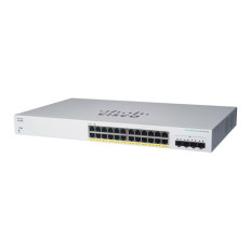 Cisco CBS220-24FP-4G-NA | Business 220 CBS220-24FP 24 x Ports PoE 10/100/1000Base-T + 4 x SFP Ports Layer 2 Managed Gigabit Ethernet Network Switch
