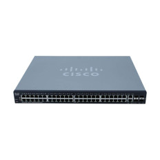 Cisco SF250-48HP-K9-NA | Small Business 250 Series SF250-48HP 48 x Ports PoE+ 10/100Base-T + 2 x Ports RJ-45 + 2 x Ports Combo SFP + 2 x Ports SFP Layer 2 Managed 1U Rack-mountable Fast Ethernet Network Switch