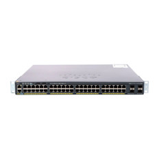 Cisco WS-C2960X48FPSL-RF | Catalyst 2960X Series 2960X-48FPS 48 x RJ-45 Ports PoE+ 10/100/1000Base-T + 4 x SFP Ports Layer 3 Managed 1U Rackmountable Gigabit Ethernet Network Switch