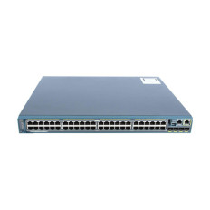 Cisco WS-C2960SF48TSL-RF | Catalyst 2960S Series C2960S-F48TS 48 x Ports 10/100Base-TX + 4 x SFP Ports Layer 2 Managed 1U Rack-mountable Fast Ethernet Network Switch