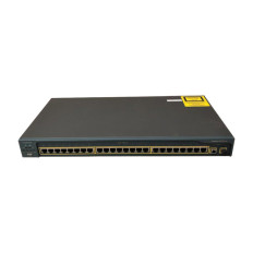 Cisco WS-C2950C-24-RF | Catalyst 2950 Series 2950C-24 24 x Ports 10/100Base-TX + 2 x Ports 100Base-FX Layer 2 Managed Rack-mountable Fast Ethernet Network Switch