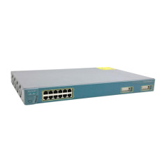 Cisco WS-C3512-XL-A-RF | Catalyst 3500 Series 3512 12 x RJ-45 Ports 10/100Base-TX + 2 x GBIC Expansion Slots Layer 2 Managed Rack-mountable Fast Ethernet Network Switch