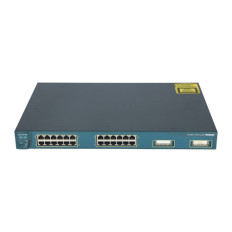 Cisco WS-C3524-XL-EN-RF | Catalyst 3000 Series C3524P 24 x SFP+ Ports 10GBase-X Layer 3 Managed 1U Rack-mountable Gigabit Ethernet Network Switch