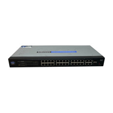 Cisco SLM224G4PS | 12 x Ports PoE 1000Base-T + 12 x Ports GBE + 4 x Ports Gigabit with 2 x Ports Combo SFP Layer 2 Managed Gigabit Ethernet Smart Network Switch