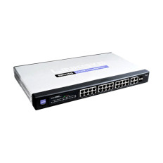 Cisco SLM224G4S | 24 x Ports 10/100Base-TX + 4 x Ports RJ-45 Ports + 2 x Ports SFP Shared Layer 2 Managed Gigabit Ethernet Stackable Smart Network Switch